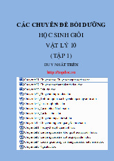 Bồi dưỡng HSG Vật Lí 10 (Tập 1) | Vật Lí 10