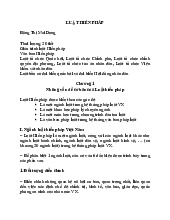 Luật Hiến Pháp Việt Nam - Tài liệu giảng dạy cơ bản và quan trọng