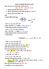 Bài tập chương 3: Độ co giãn cầu và cung trong kinh tế | Môn Kinh tế vi mô - Trường Đại học Kinh tế, Đại học Huế