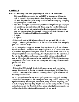 Đề cương Kinh tế chính trị Mac-Lenin | Trường Đại học Kinh tế và Quản trị Kinh doanh, Đại học Thái Nguyên