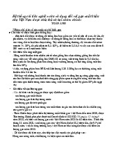 Hệ thống chỉ tiêu nghiên cứu sử dụng đối với gạo xuất khẩu của Việt Nam môn Nguyên lý thống kê kinh tế  | Học viện Nông nghiệp Việt Nam