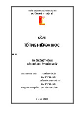 Báo cáo đồ án Hệ thống cảnh báo cháy không dây môn Đồ án tốt nghiệp | Trường Đại học Bách Khoa Hà Nội