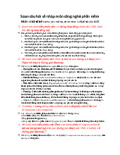 Đại cương môn Công nghệ phần mềm - Trường Đại học lao động -  xã hội