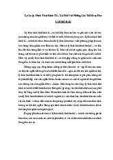 LY LUAN HINH THAI KINH TE - XA HOI: PHAN TICH GIA TRỊ KHOA HOC. Môn Triết học Mác Lênin ĐHQGTPHCM | Đại học Công nghệ Thành phố Hồ Chí Minh.