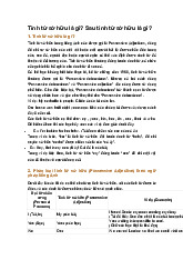 Tính từ sở hữu là gì? Sau tính từ sở hữu là gì?