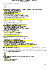 Đáp án câu hỏi Trắc nghiệm Chương 1 môn Kinh tế vĩ mô | Trường Đại học Kinh Tế Quốc Dân