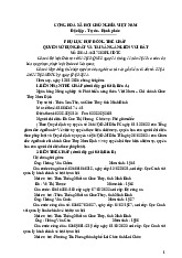 Phụ lục Hợp đồng thế chấp quyền sử dụng đất và tài sản gắn liền với đất