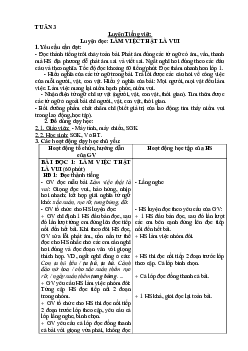 Giáo án buổi 2 Tiếng Việt 2 sách Cánh diều | Tuần 3