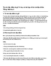 Từ chỉ đặc điểm là gì? Ví dụ và bài tập về từ chỉ đặc điểm Tiếng Việt lớp 2