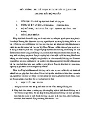 đề cương chi tiết môn pháp luật kinh doanh bất động sản