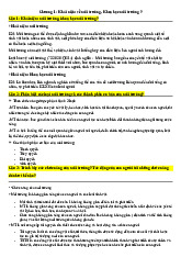 Ôn Tập Môn Khoa học môi trường | Trường Đại học Kinh tế, Đại học Huế