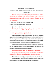 Lý thuyết chương 4 - Môn chủ nghĩa xã hội khoa học| Đại học Kinh Tế Quốc Dân