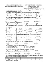 Đề thi tuyển sinh và lớp 10 năm học 2025-2026 | môn Toán | Sở GD&ĐT tỉnh Quảng Nam