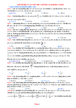 Chuyên Đề Dao Động Cơ Mức Vận Dụng Có Lời Giải Chi Tiết
