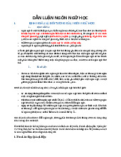 Định nghĩa và đối tượng của ngôn ngữ học | Môn Dẫn luận ngôn ngữ - Đại học Sư phạm Hà Nội 2