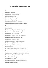 Từ vựng marketing cho TOEIC: Phân tích và định giá môn Tiếng anh | Trường Đại học Kiến trúc Đà Nẵng