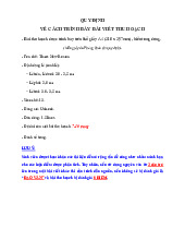 QUY ĐỊNH VỀ TRÌNH BÀY BÀI THU HOẠCH CHO SINH VIÊN