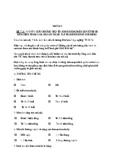 Nghiên Cứu Yếu Tố Ảnh Hưởng Đến Quyết Định Mua Nến Thơm Tại TP.HCM Môn Quản trị kinh doanh | Trường Đại học Công nghiệp Thành phố Hồ Chí Minh