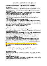 Lý thuyết chương 1: Nhập môn kinh tế học vĩ mô | Môn kinh tế vĩ mô