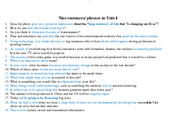 Unit 5 | Speaking and listening | Đại học Khoa học Xã hội và Nhân văn, Đại học Quốc gia Thành phố HCM