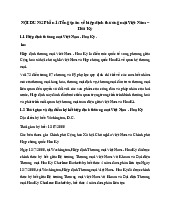 Tổng quan về hiệp định thương mại Việt Nam – Hoa Kỳ | Đại học Nội Vụ Hà Nội