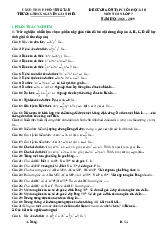Đề cương cuối kì 2 Toán 7 năm 2024 – 2025 trường THCS Nguyễn Gia Thiều – BR VT
