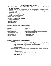 Các Khái Niệm và Chiến Lược Quan Trọng | Marketing cơ bản | Đại học Nông Lâm Thành phố Hồ Chí Minh