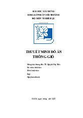 Thuyết minh đồ án Môn Đồ án Thông gió | Đại học Xây Dựng Hà Nội