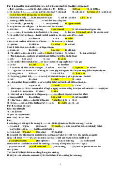 Đề thi ôn tập học phần Tiếng anh của trường đại học Luật Hà Nội