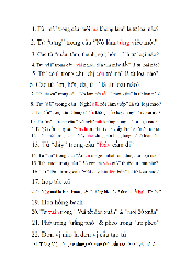 Câu hỏi tự luận ôn tập - Việt ngữ học | Đại Học Hà Nội