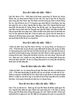Văn mẫu lớp 11: Tóm tắt văn bản Chiếu cầu hiền (6 Mẫu) | Kết nối tri thức