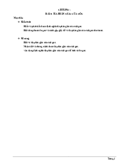 Chuyên đề tia phân giác của góc Toán 6