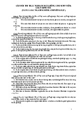 Đề thi trắc nghiệm môn Luật kinh tế 1   | Trường đại học kinh doanh và công nghệ Hà Nội