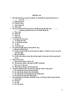 Bộ câu hỏi trắc nghiệm ôn tập chương 456 học phần Tiền tệ, ngân hàng và thị trường tài chính