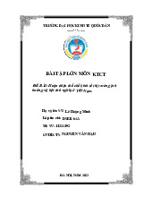 BTL kinh tế chính trị - Kinh tế Chính trị Mác-Lê Nin (KTCT01) | Đại học kinh tế quốc dân NEU