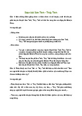 Soạn bài Sơn Tinh - Thủy Tinh sách Kết nối tri thức | Ngữ văn 9