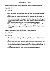 Bài tập bổ sung phần 3 môn Kinh tế vi mô | Trường Đại học Kinh Tế Quốc Dân