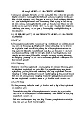 Chương 8 Kế Hoạch Giá Thành Sản Phẩm môn Lập kế hoạch doanh nghiệp  | Học viện Nông nghiệp Việt Nam