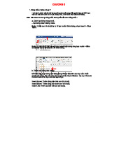 Tài liệu THUYẾT TRÌNH về Bảng Biểu trong Word - Chương 3