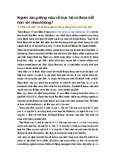 Người cùng dòng máu về trực hệ có được kết hôn với nhau không?