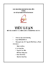 Tiểu luận về Baemin và chiến lược marketing mix 7PS môn Quản trị marketing | Học viện Công Nghệ Bưu Chính Viễn Thông