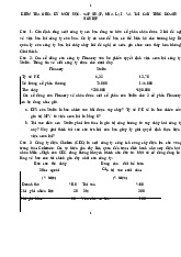 Bài kiểm tra giữa kỳ môn Sáp nhập, mua lại và tái cấu trúc doanh nghiệp  | Trường Đại học Kinh tế Thành phố Hồ Chí Minh