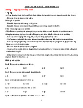 Đề cương ôn tập hè môn Toán lớp 6 năm 2025
