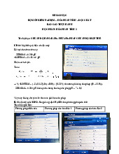 Báo cáo thực hành hóa phân tích 2: Chuẩn độ H3PO4 bằng điện thế | Đại Học Y Dược Huế