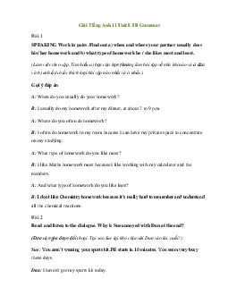 Giải Tiếng Anh 11 Unit I: IB Grammar | Friends Global