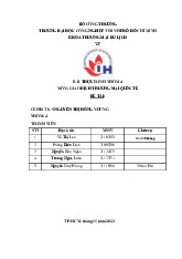 Báo cáo Kiến Tập Môn Giao Dịch TMQT (2023) Môn Giao dịch thương mại quốc tế | Trường Đại học Công nghiệp Thành phố Hồ Chí Minh