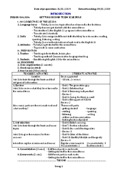 Giáo án Tiếng Anh 11 hk 2