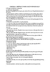 Tóm tắt CHƯƠNG 2: Những vấn đề cơ bản về pháp luật trong KHÓA HỌC