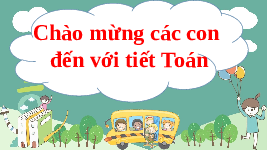 Giáo án điện tử Toán 2 Chương 1 Cánh diều: Phép trừ (có nhớ) trong phạm vi 20