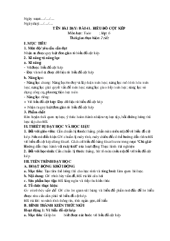 Bài 41.Biểu đồ cột kép | Bài giảng  Toán 6 | Kết nối tri thức